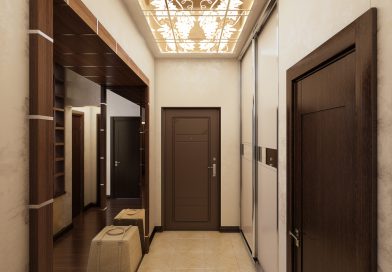 Оформление узкого коридора